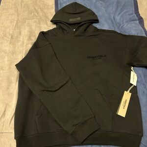 Fear of God Essentials Black Hoodie
